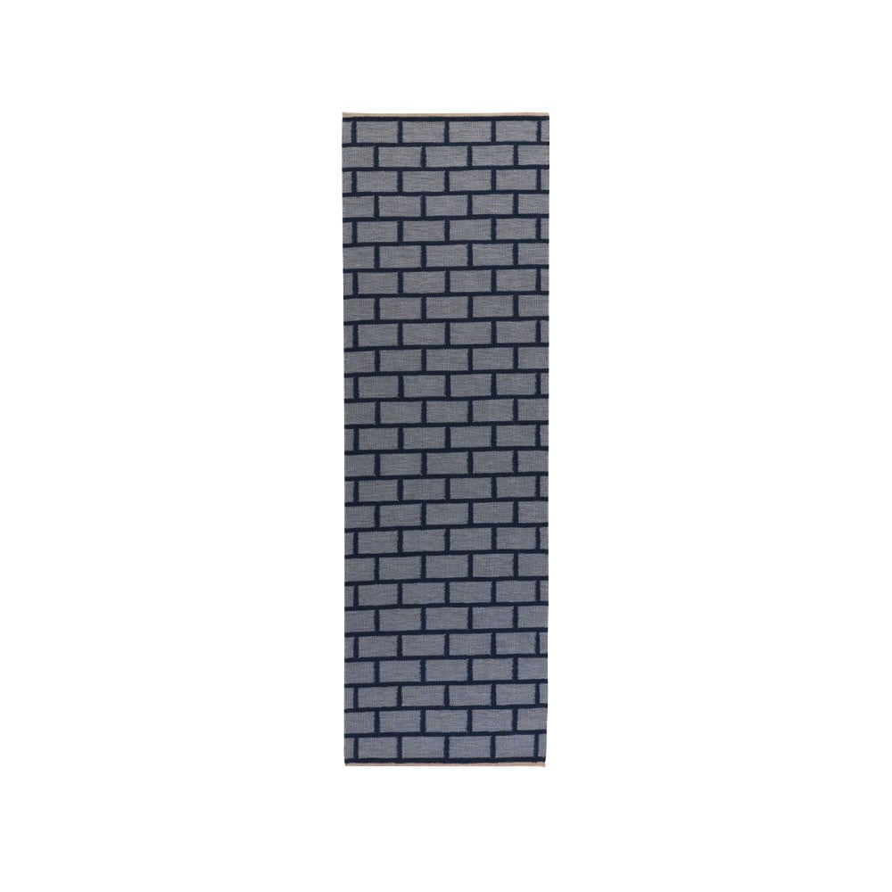 Kateha Brick käytävämatto Blue 80 x 250 cm