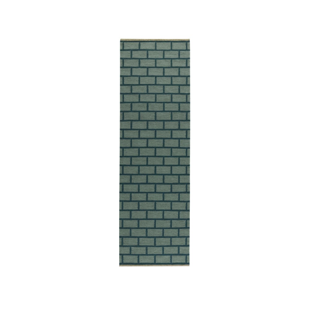 Kateha Brick käytävämatto Green 80 x 250 cm