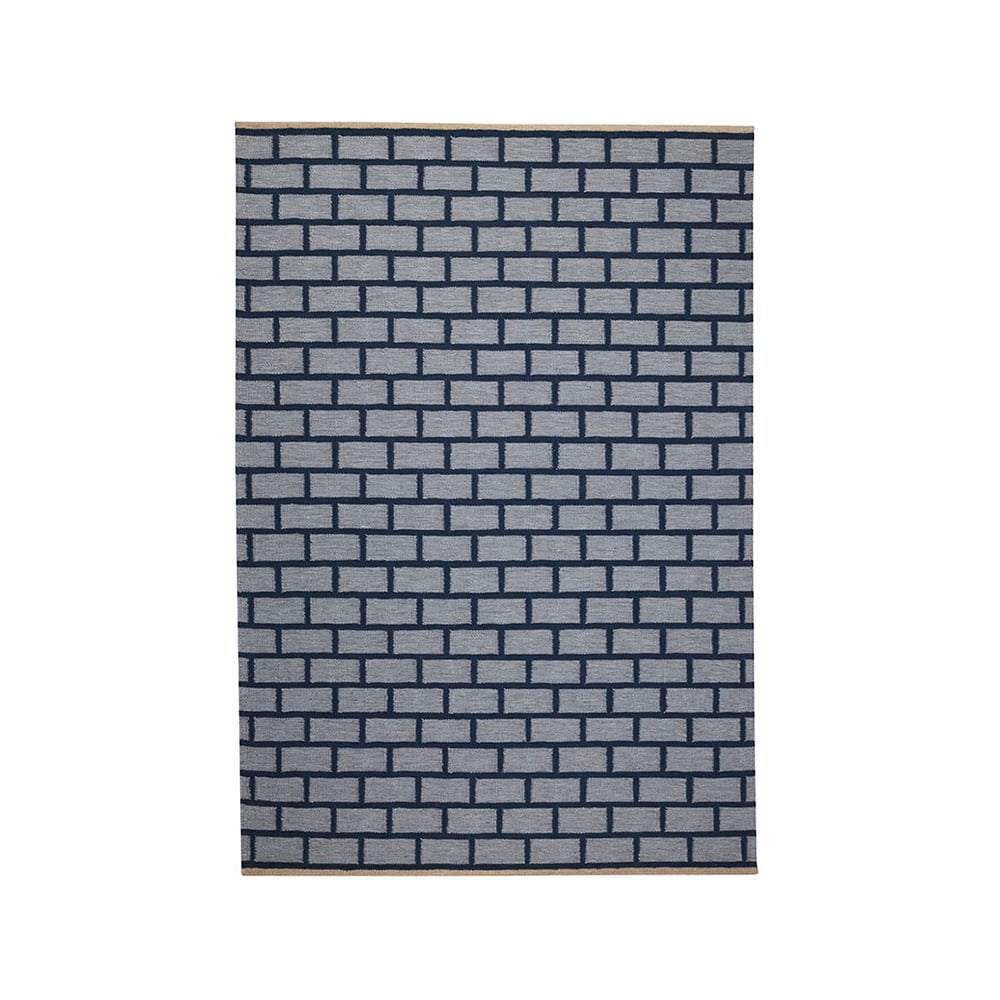 Kateha Brick matto Blue 170 x 240 cm