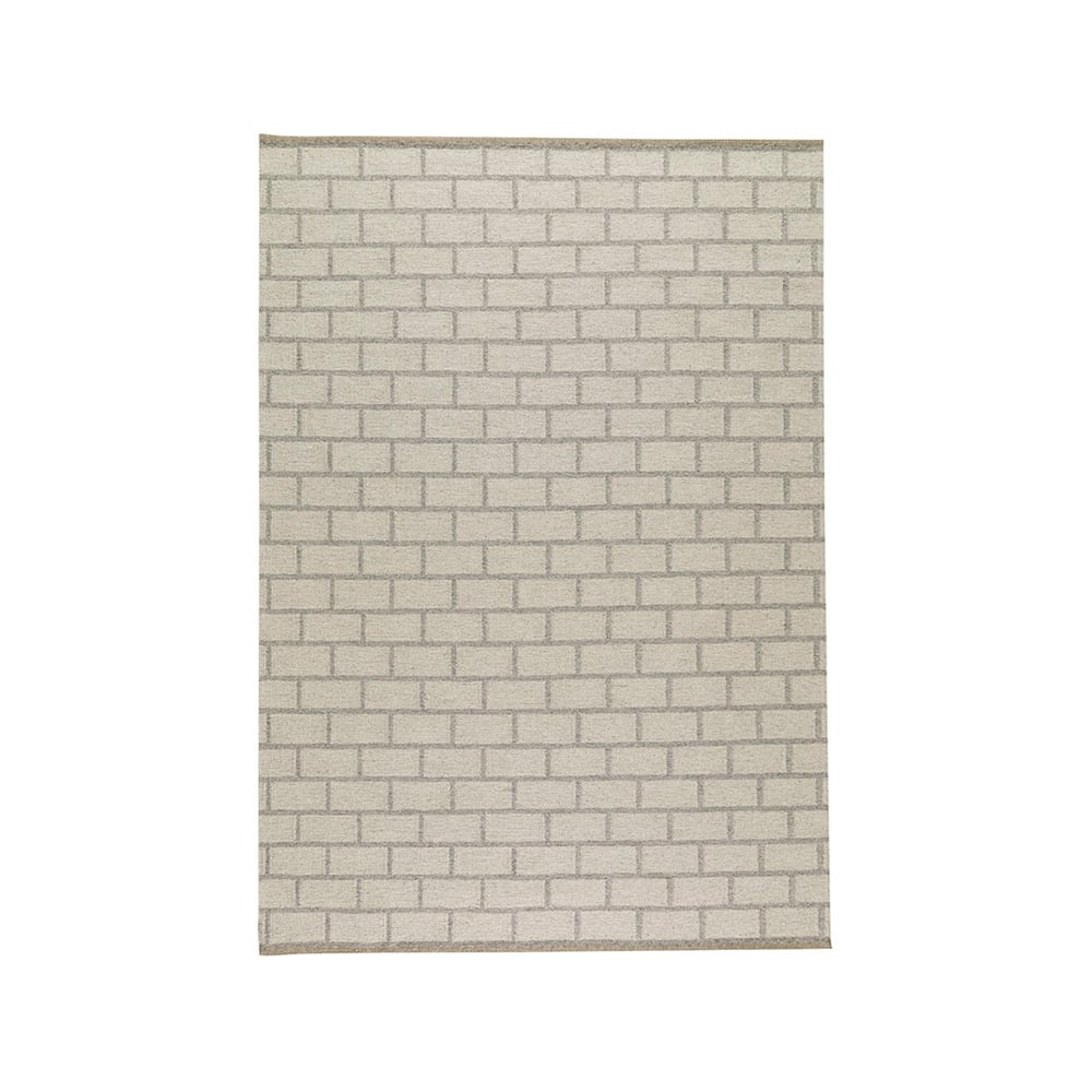 Kateha Brick matto Light grey 170 x 240 cm