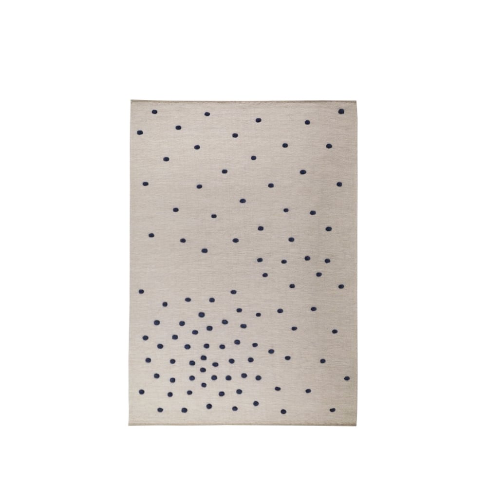 Kateha Bula matto White/blue 170 x 240 cm