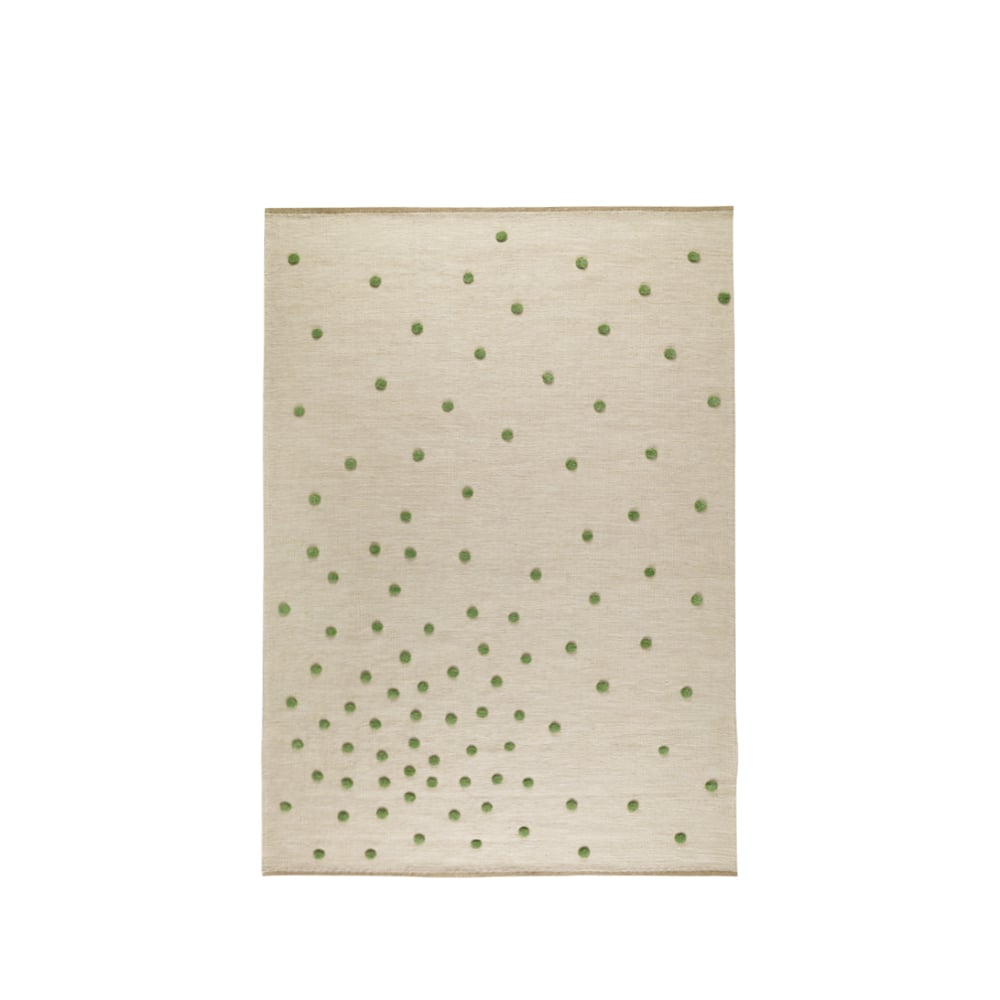 Kateha Bula matto White/green 170 x 240 cm