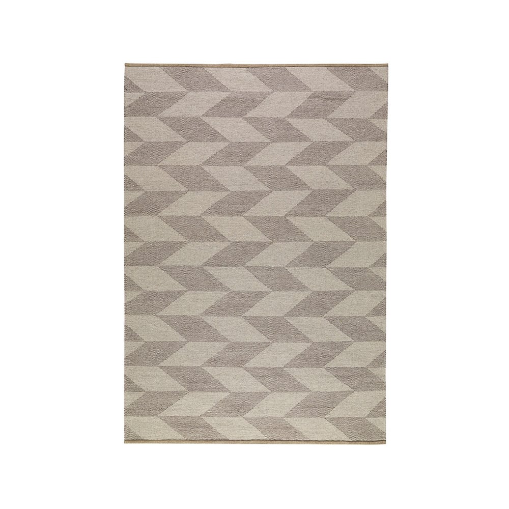 Kateha Herringbone Weave -matto Light beige 170 x 240 cm