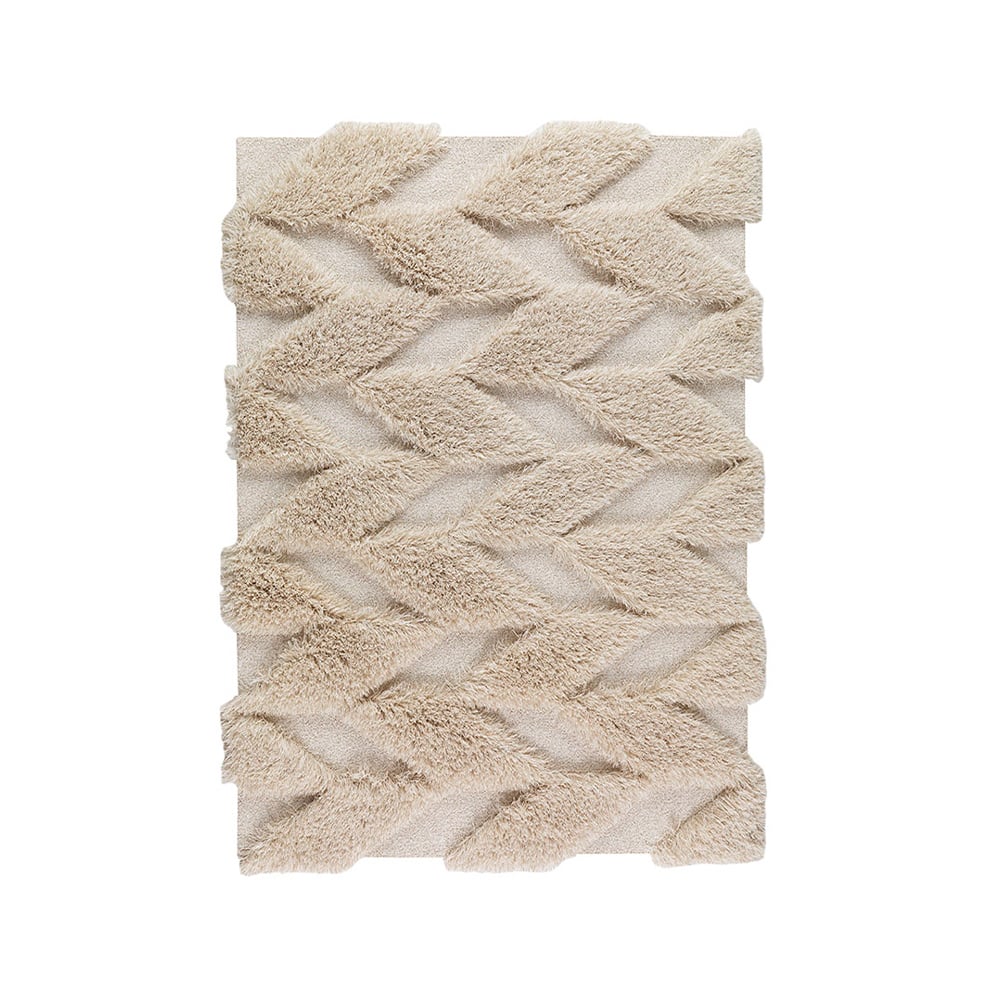 Kateha Herringbone Wild -matto Light beige 170 x 240 cm