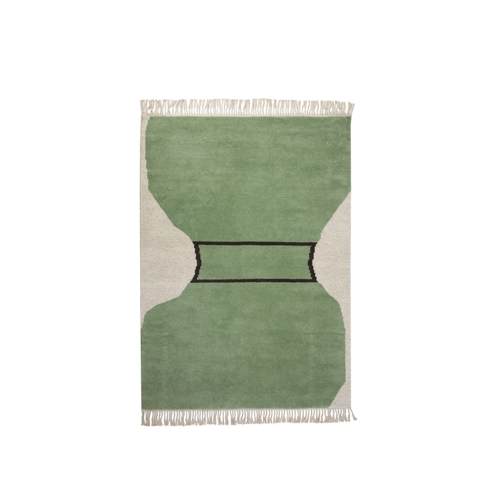 Kateha Silhouette flossa -matto Dusty green 170 x 240 cm