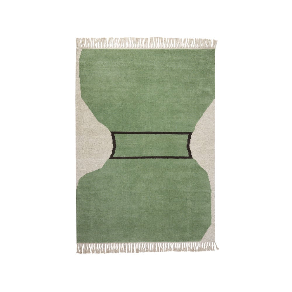 Kateha Silhouette flossa -matto Dusty green 200 x 300 cm