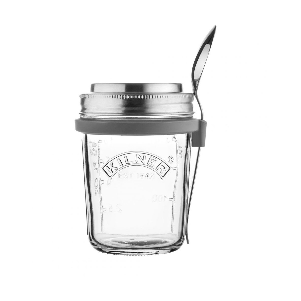 Kilner Aamiaissetti lasikulho + lusikka 0,35 L