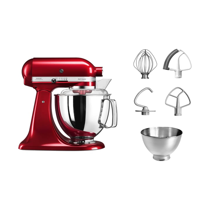 Artisan 5KSM175 keittiökone lisävarusteilla 4,8 L - Candy apple - KitchenAid