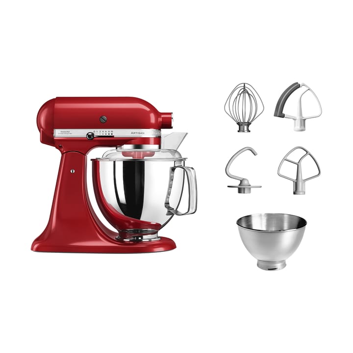 Artisan 5KSM175 keittiökone lisävarusteilla 4,8 L - Empire red - KitchenAid