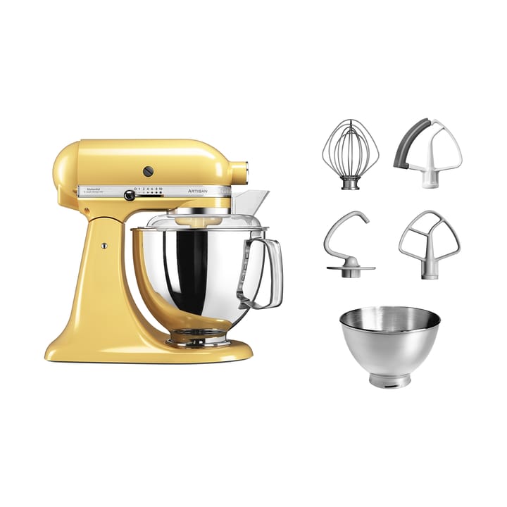 Artisan 5KSM175 keittiökone lisävarusteilla 4,8 L - Majestic yellow - KitchenAid