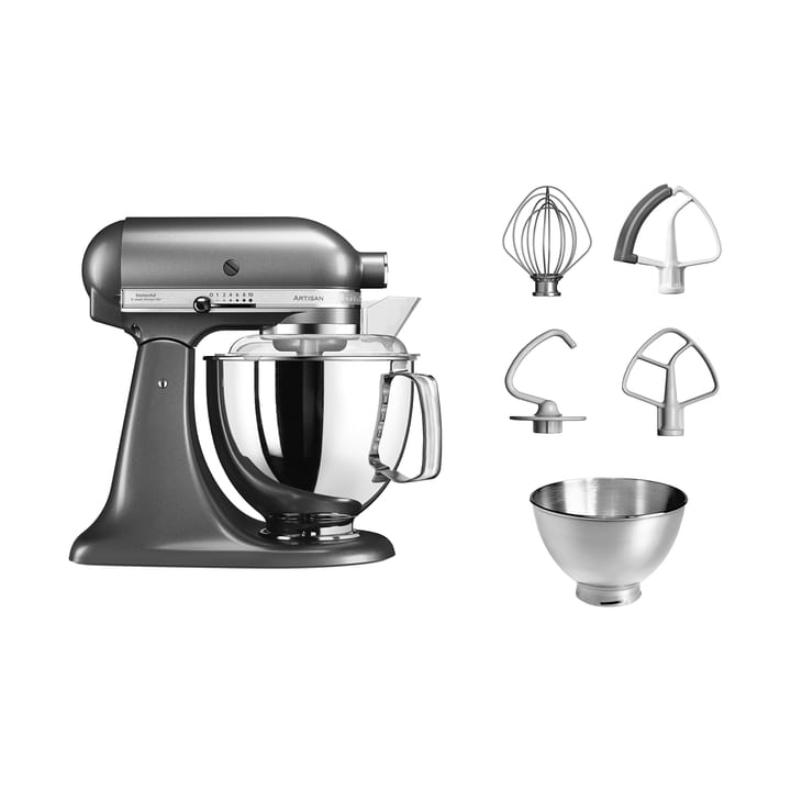 Artisan 5KSM175 keittiökone lisävarusteilla 4,8 L - Medallion silver - KitchenAid