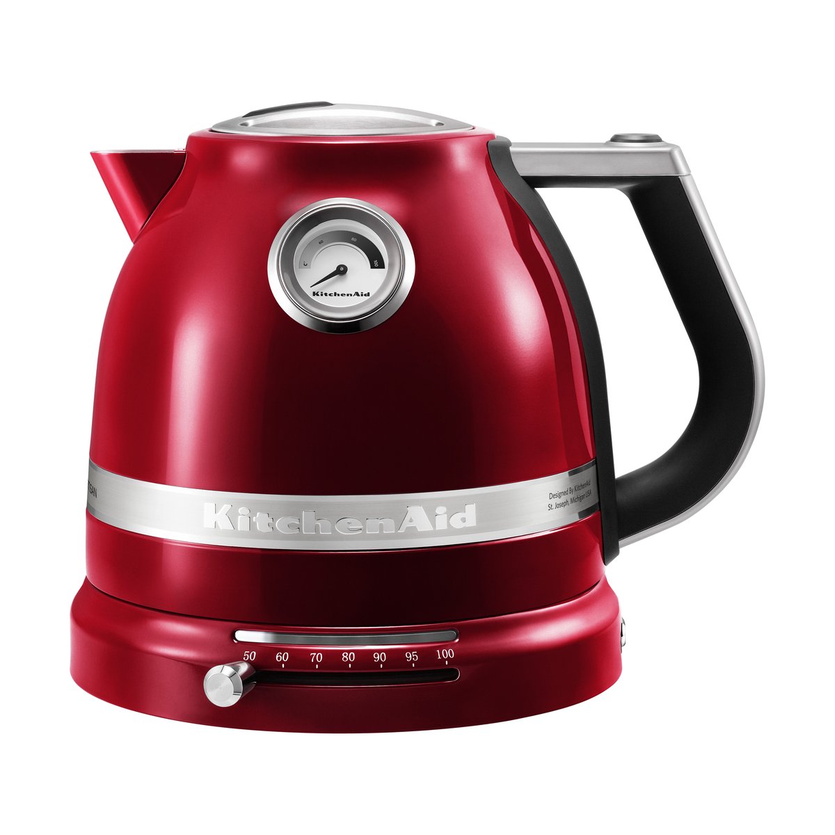 KitchenAid Artisan vedenkeitin säädettävällä lämpötilalla 1,5 L Candy apple