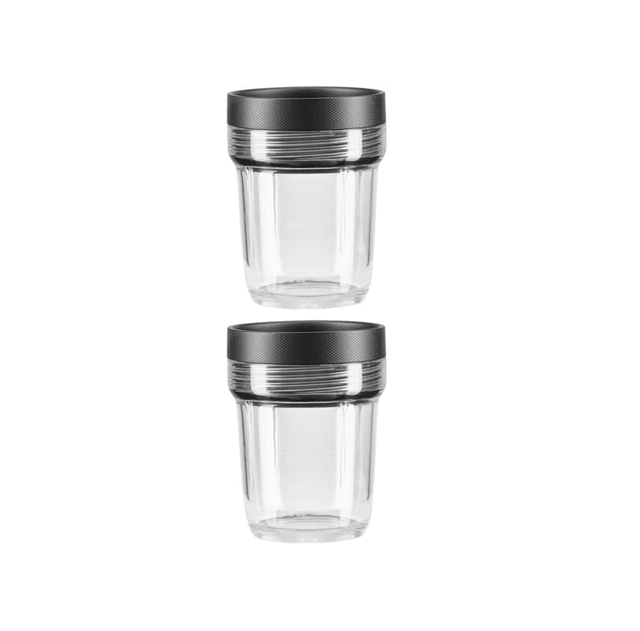 K400+K150 säiliö kannella 200 ml 2 kpl - Transparent - KitchenAid