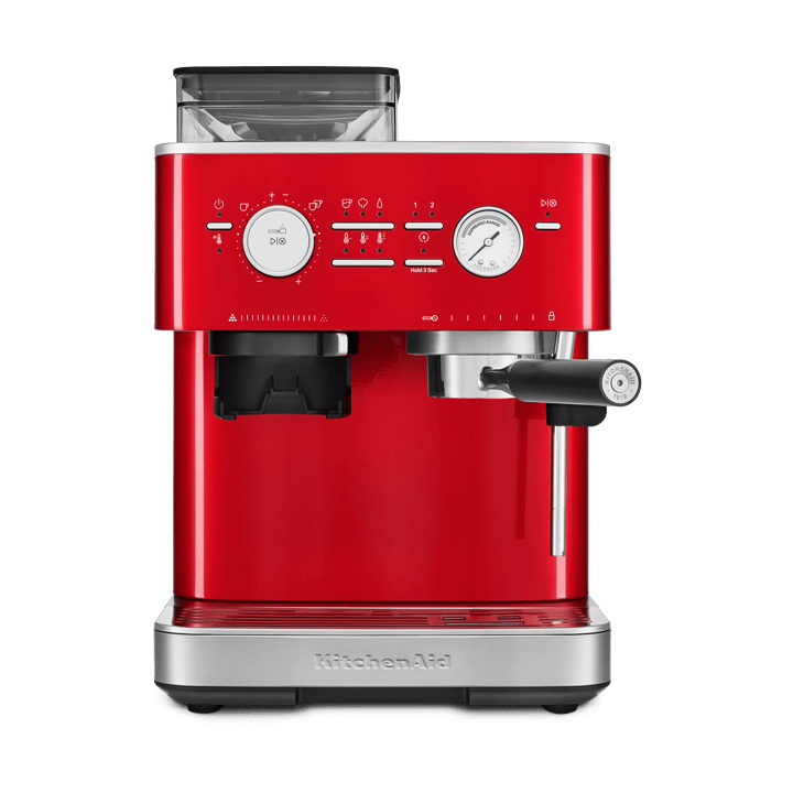 KitchenAid puoliautomaattinen espressokone jauhimella - Candy apple - KitchenAid