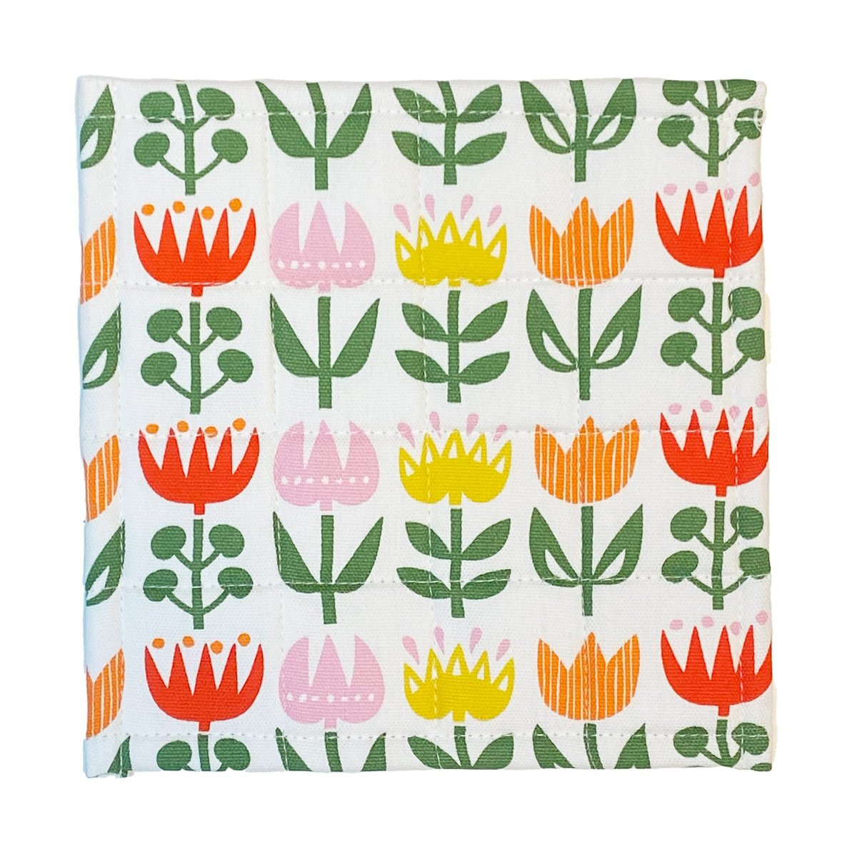 Klippan Yllefabrik Tulip patakinnas 20×20 cm Multi