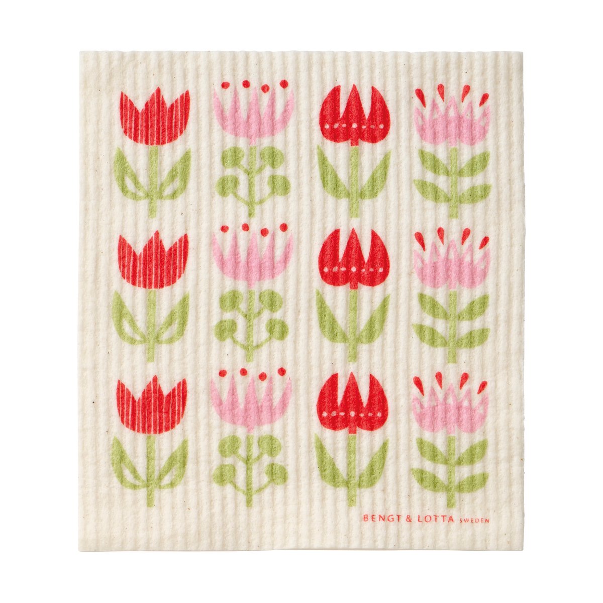 Klippan Yllefabrik Tulip tiskirätti 17×20 cm Multi