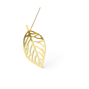 Brass leaves koristeet 2-pack - Wood - KLONG