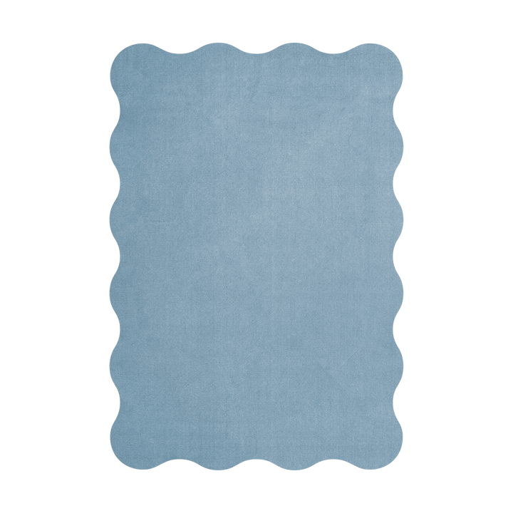 Scallop villamatto 180x270 cm - Soft blue - Layered