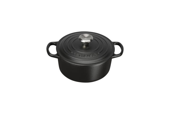 Le Creuset pyöreä pata Ø22 cm - Mattamusta - Le Creuset