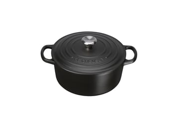 Le Creuset pyöreä pata Ø22 cm - Mattamusta - Le Creuset