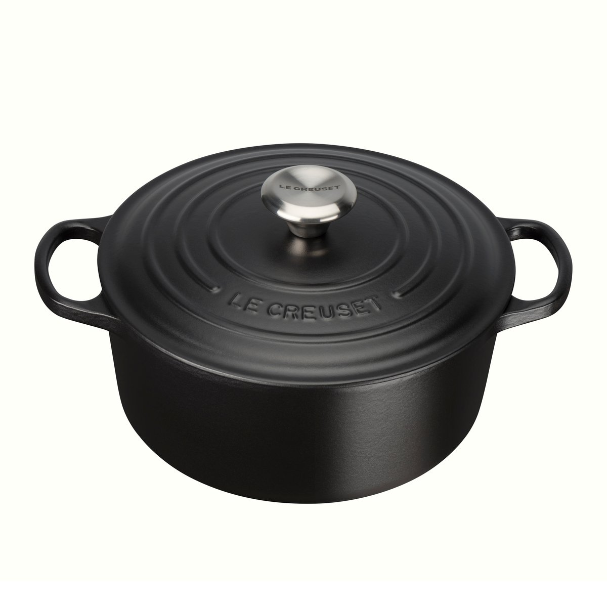 Le Creuset Le Creuset Pyöreä pata 4.2 l Mattamusta