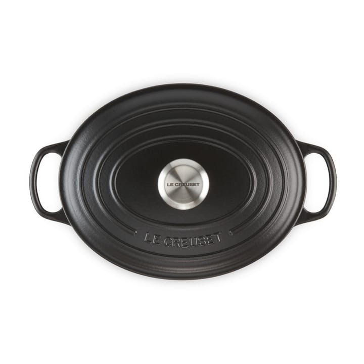 Le Creuset Signature ovaali pata 6,3 l, Matte black Le Creuset