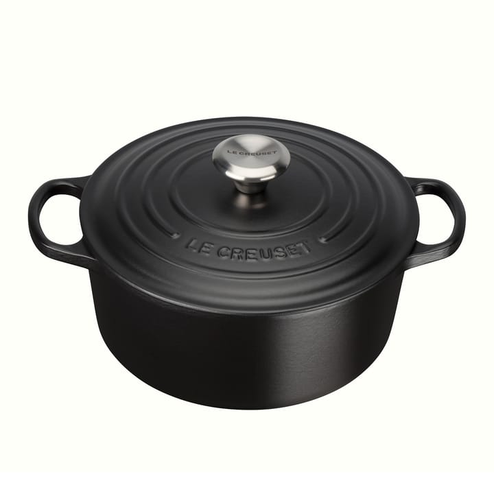 Le Creuset Signature Pyöreä pata 4.2 l - Mattamusta - Le Creuset