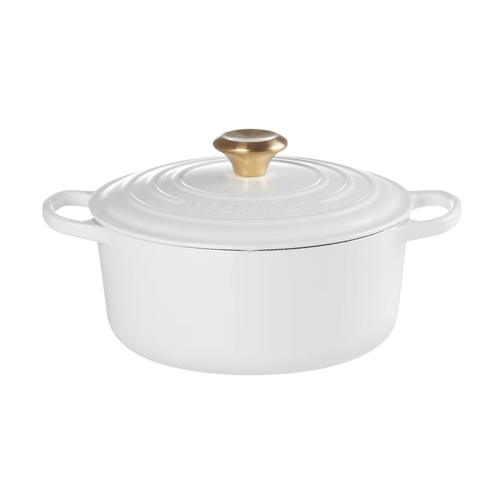 Le Creuset Signature Pyöreä pata 4.2 l - Valkoinen - Le Creuset