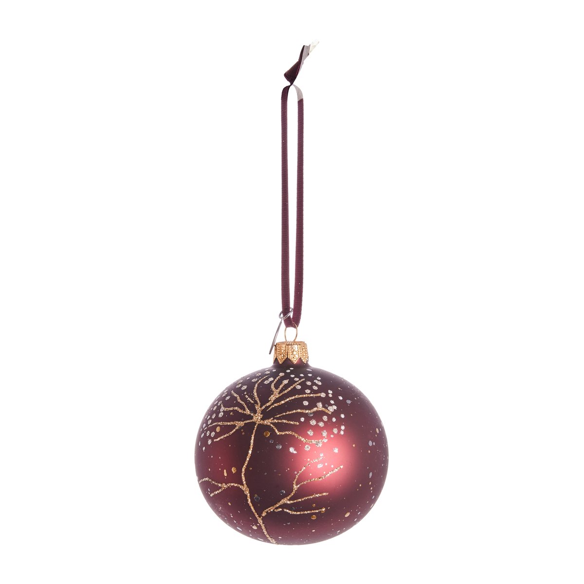 Lene Bjerre Cadelia joulupallo puu Ø8 cm pomegranate-light gold