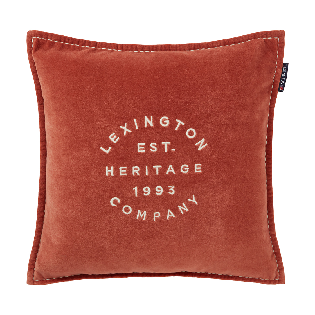 Lexington 1993 Logo Velvet tyynynpäällinen 50×50 cm Rust