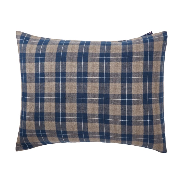 Checked Flannel -tyynyliina 50 x 60 cm, Denim blue-beige Lexington