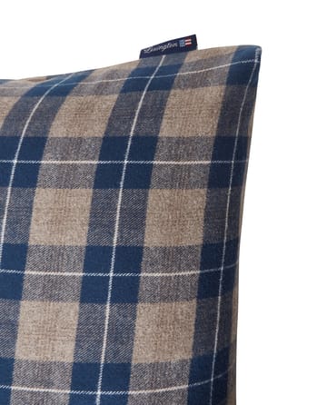 Checked Flannel -tyynyliina 50 x 60 cm - Denim blue-beige - Lexington