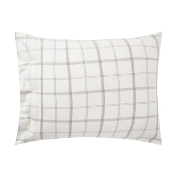 Checked Flannel -tyynyliina 50 x 60 cm - White-brown - Lexington