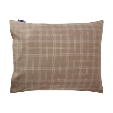 Checked Pinpoint Oxford tyynyliina 50 x 60 cm - Brown - Lexington