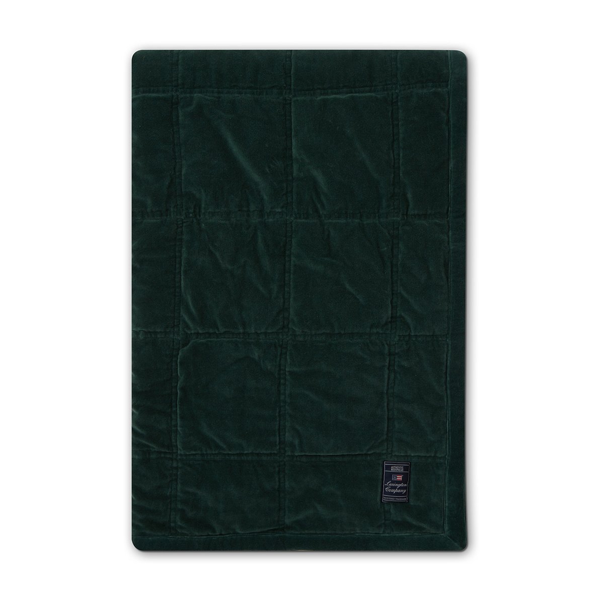 Lexington Cotton Velvet quilted -päiväpeitto 160 x 240 cm Green