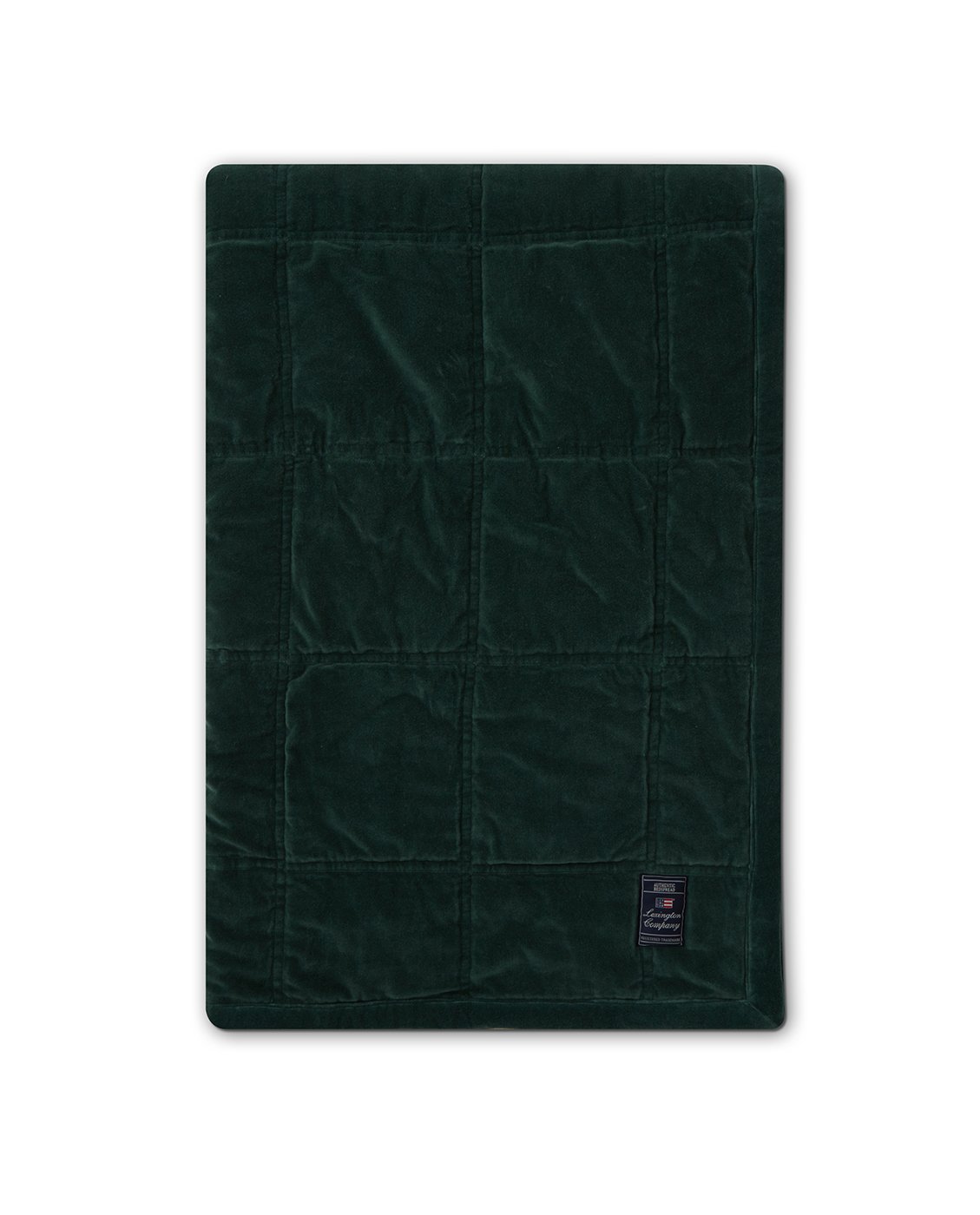 Lexington Cotton Velvet quilted -päiväpeitto 240 x 260 cm Green