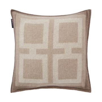 Graafinen kierrätetty villatyynynpäällinen 50x50 cm - Light beige - Lexington