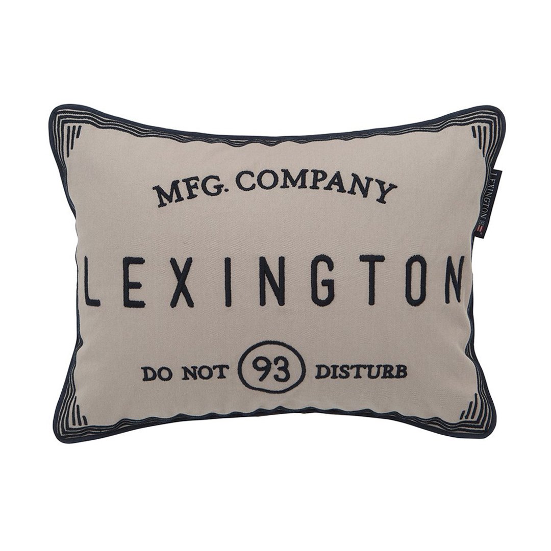 Lexington Hotel Do Not Disturb tyynynpäällinen 30×40 cm Beige