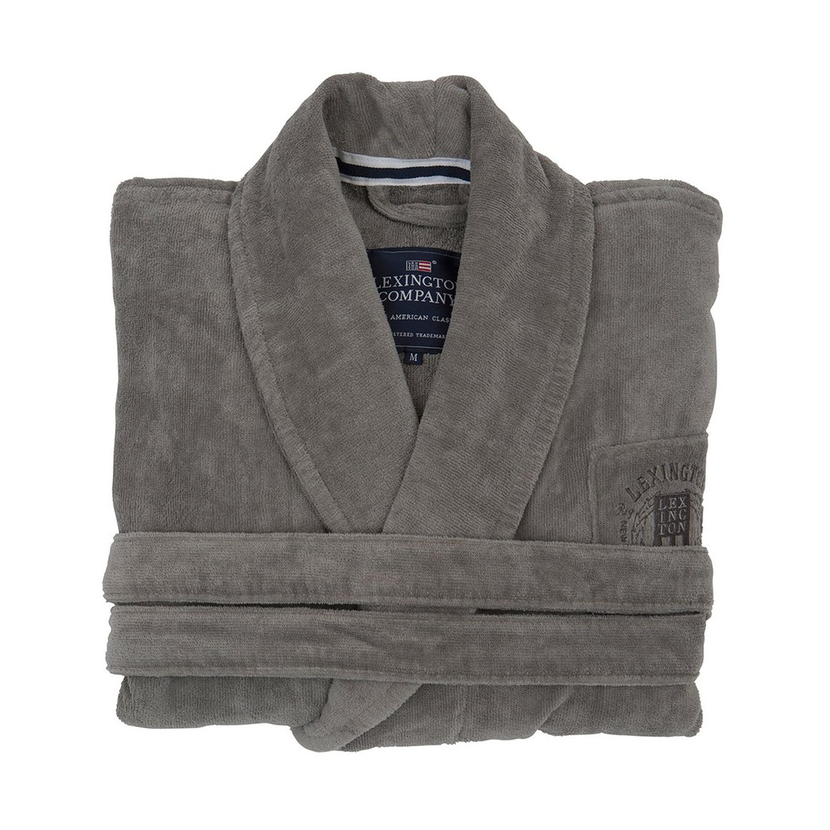 Lexington Hotel Velour -aamutakki S Gray