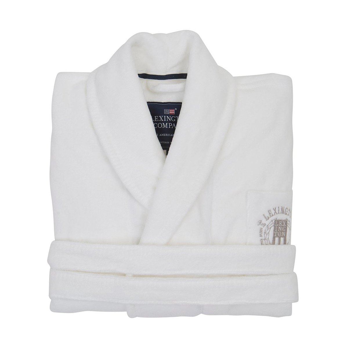 Lexington Hotel Velour -aamutakki XS White