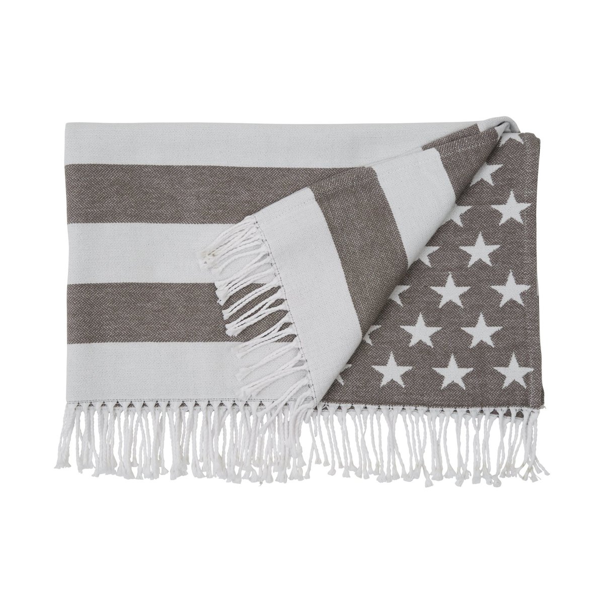 Lexington Icons Baby Flag -viltti 90×120 cm Grey