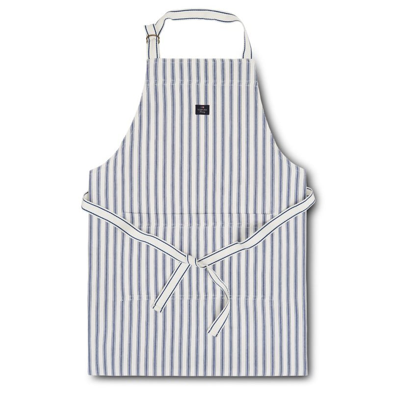 Lexington Icons Herringbone Striped -esiliina Blue-white