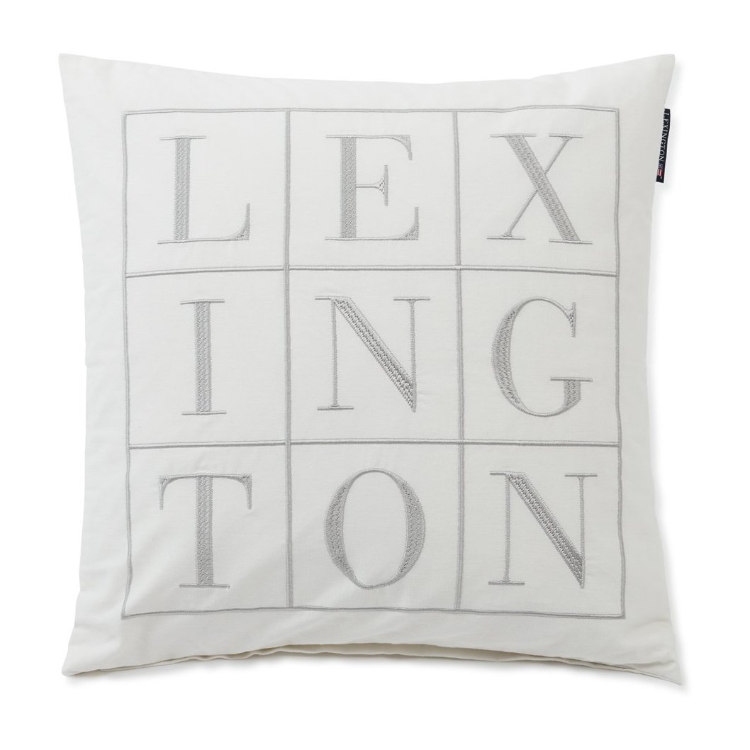 Lexington Icons Logo tyynynpäällinen 50×50 cm Off white