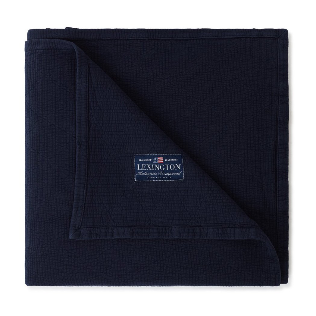 Lexington Icons Quilted päiväpeite 240×260 cm Dark blue