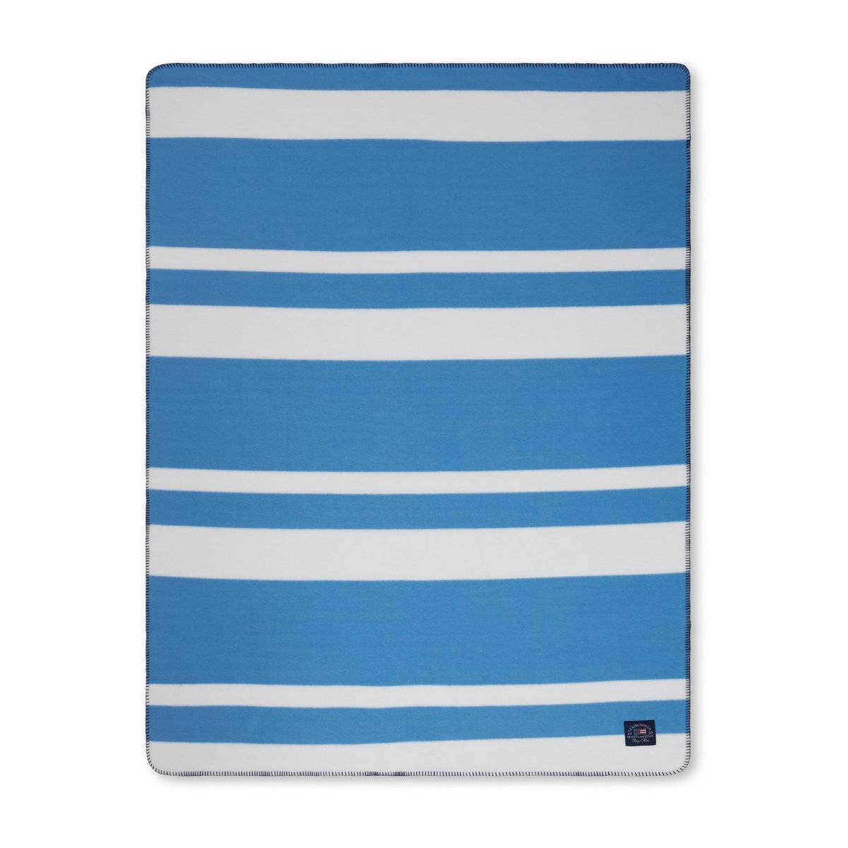 Lexington Irregular Striped -fleecehuopa 130×170 cm Blue-White