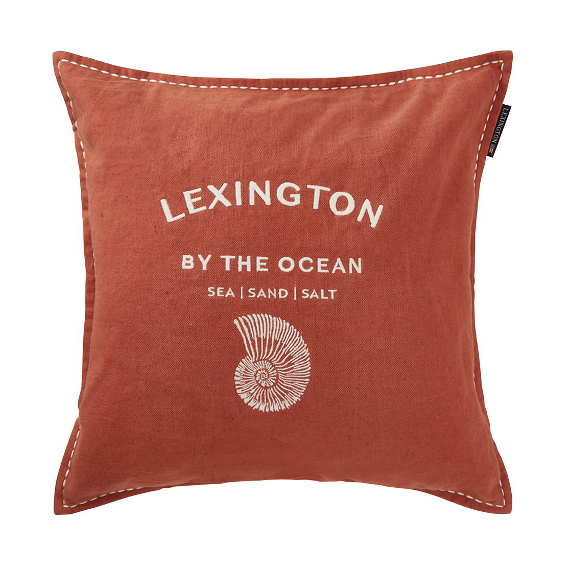 Lexington Logo Embroidered by the ocean -tyynynpäällinen 50×50 cm Coconut