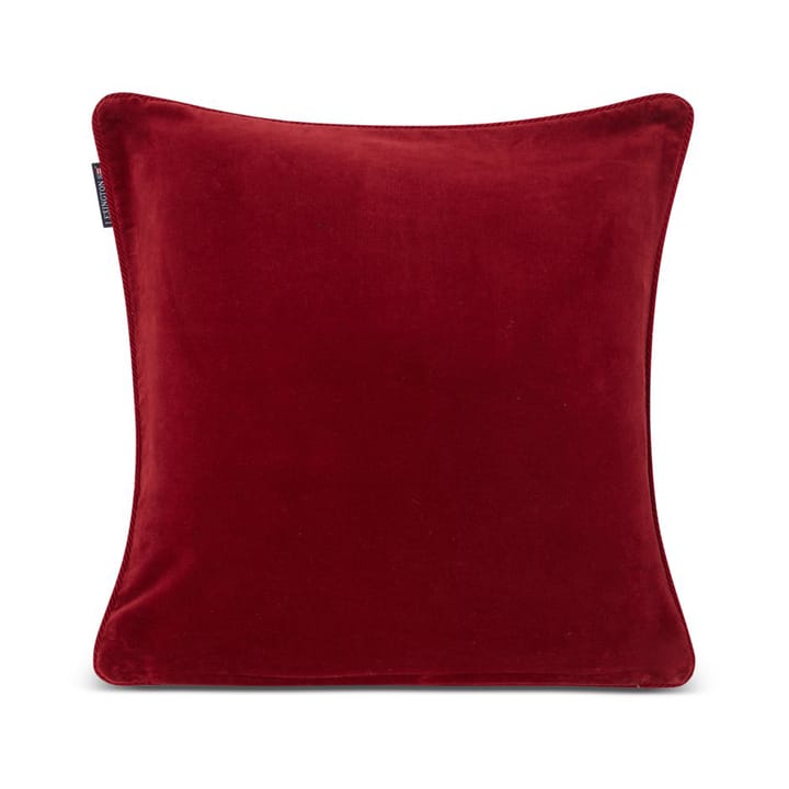 Organic Cotton Velvet -tyynynpäällinen 50 x 50 cm, Red Lexington