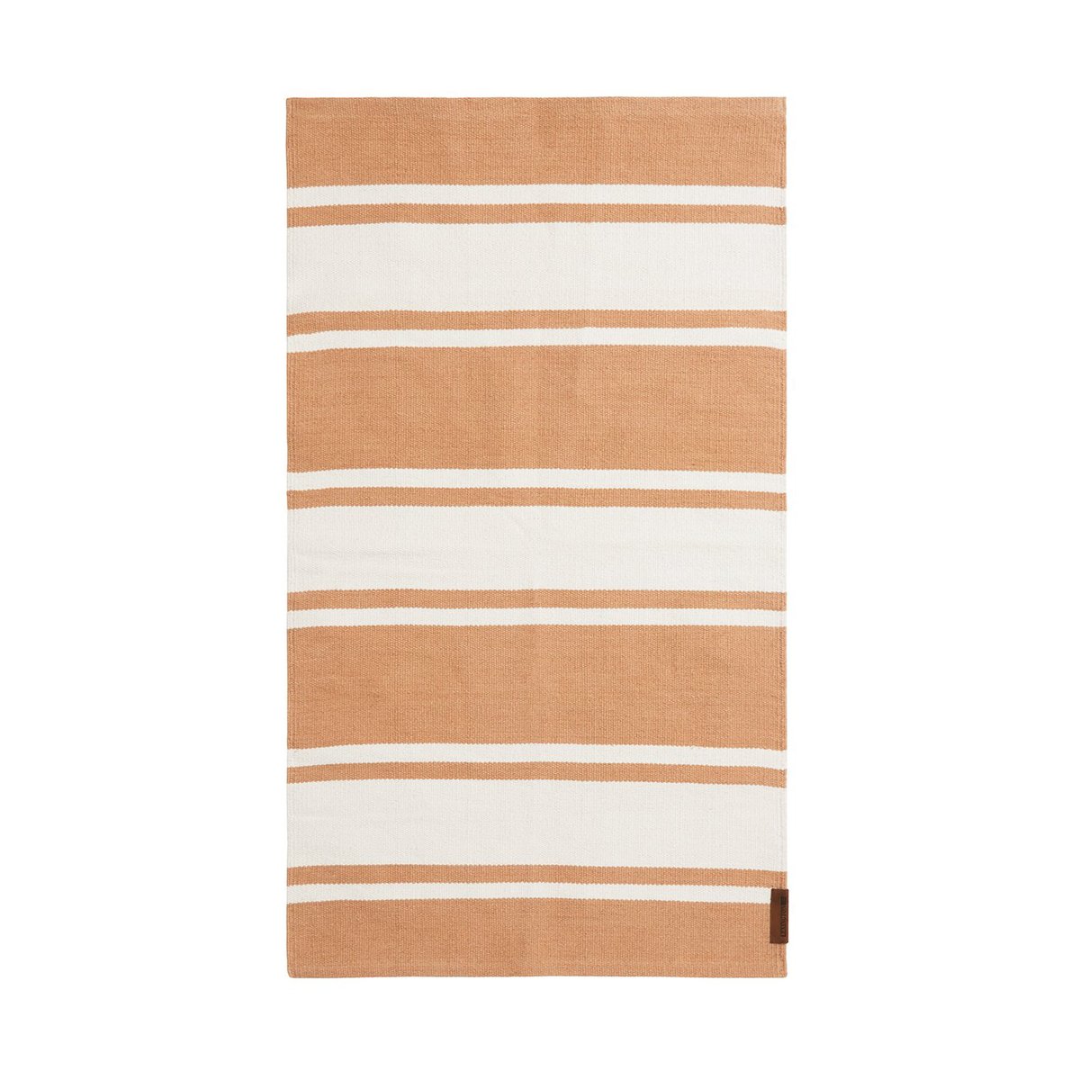 Lexington Organic Striped Cotton matto 170×240 cm Beige-white