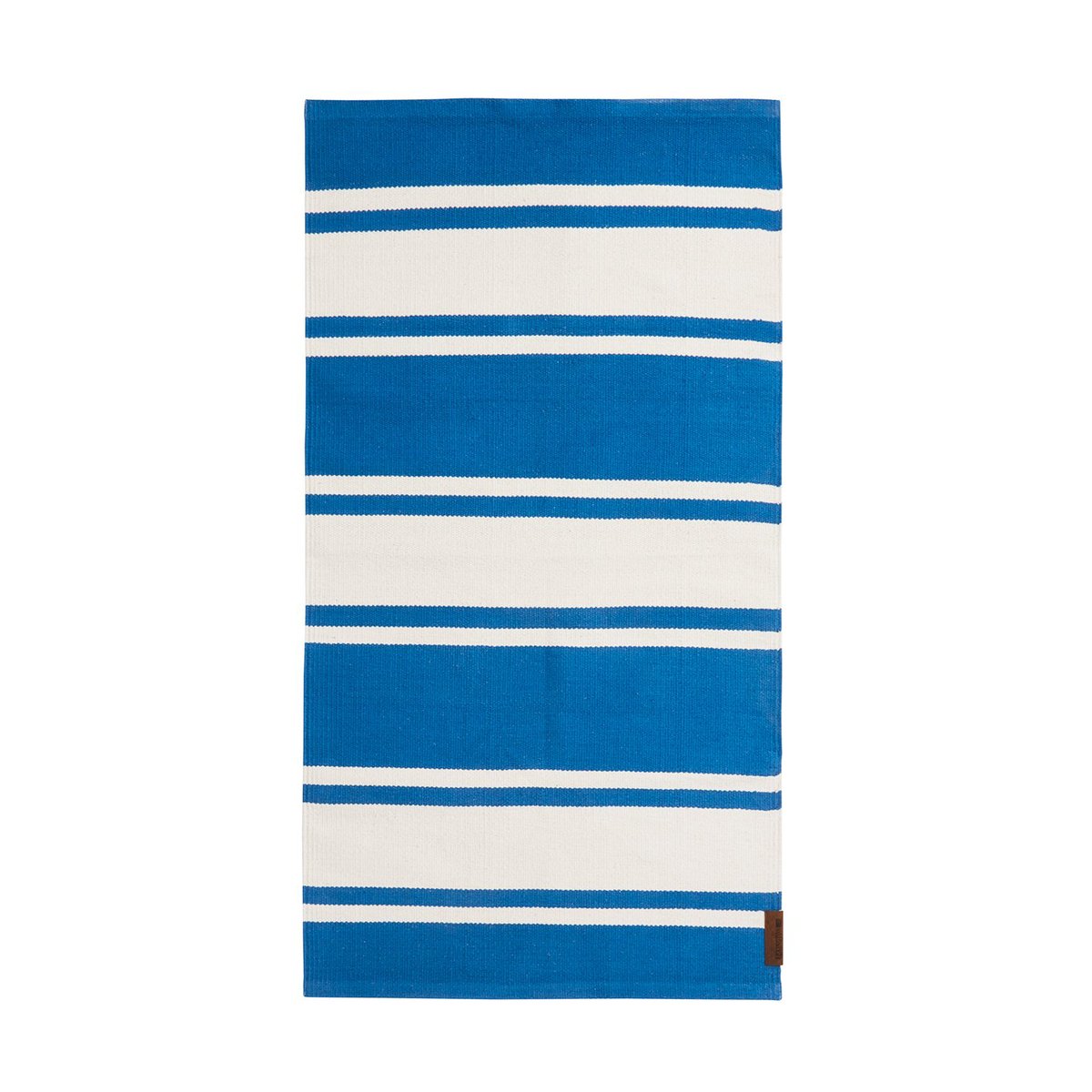 Lexington Organic Striped Cotton matto 170×240 cm Blue-white