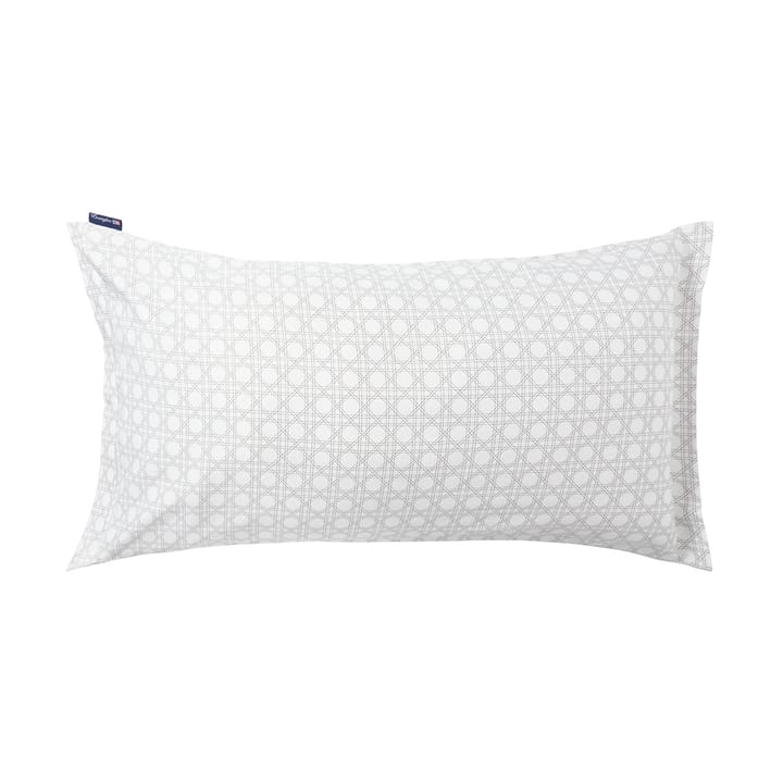 Rattan Printed tyynyliina 50x90 cm, White Lexington